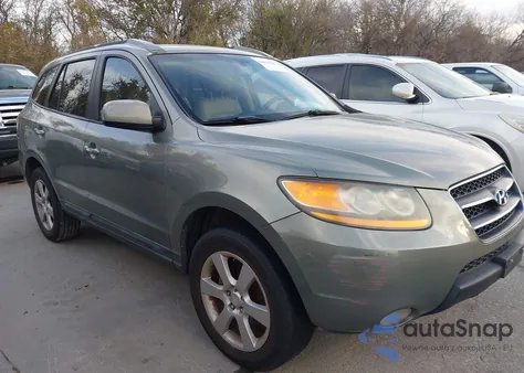 2008 Hyundai Santa Fe Limited/Se z USA, uszkodzony, nr VIN 5NMSH13E18H226462